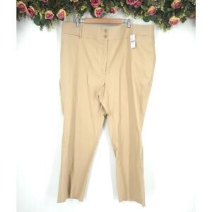 Lane Bryant The 4-Season Straight Petite Mid-Rise Pants Size 28P NWT
